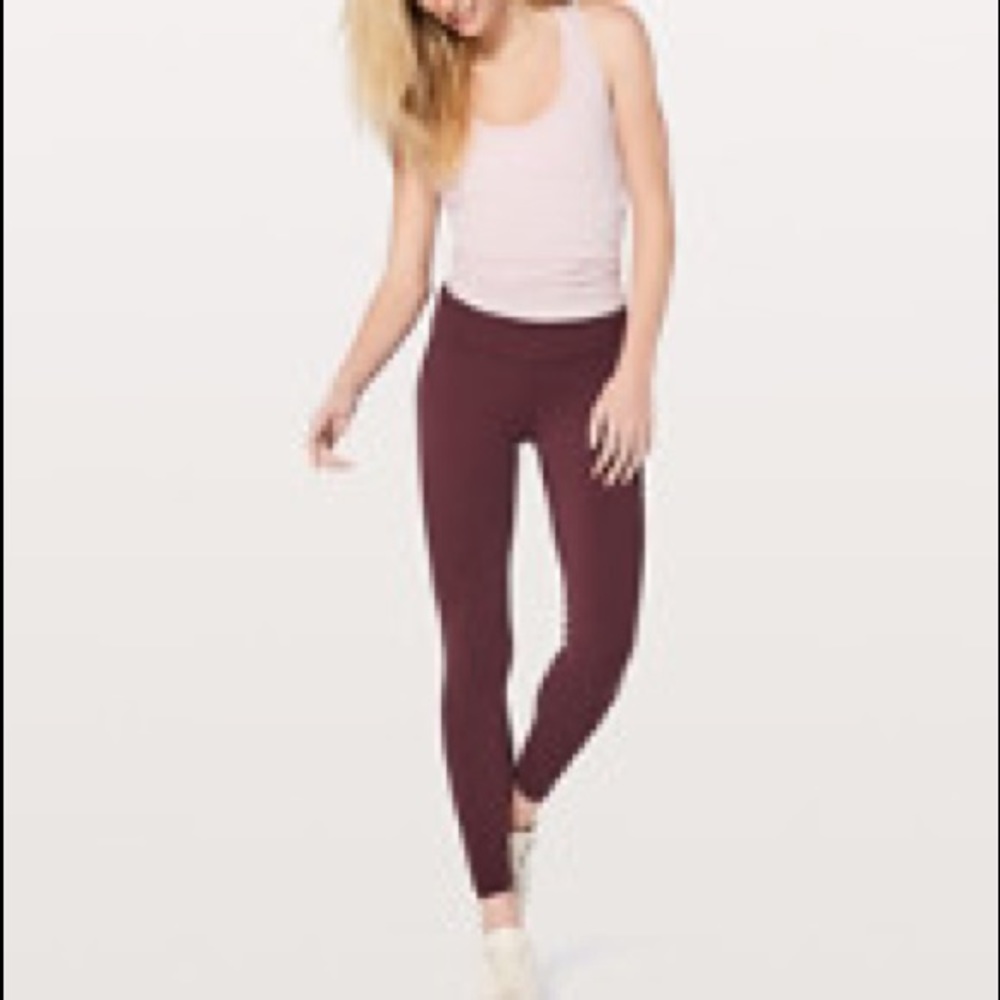 Lululemon Align II Pant 28” (full length) Redwood